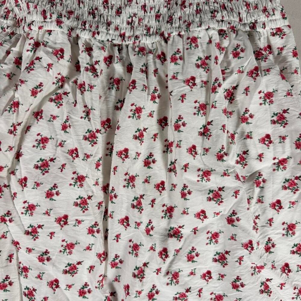 Nwt white red floral coquette - Picture 4 of 6